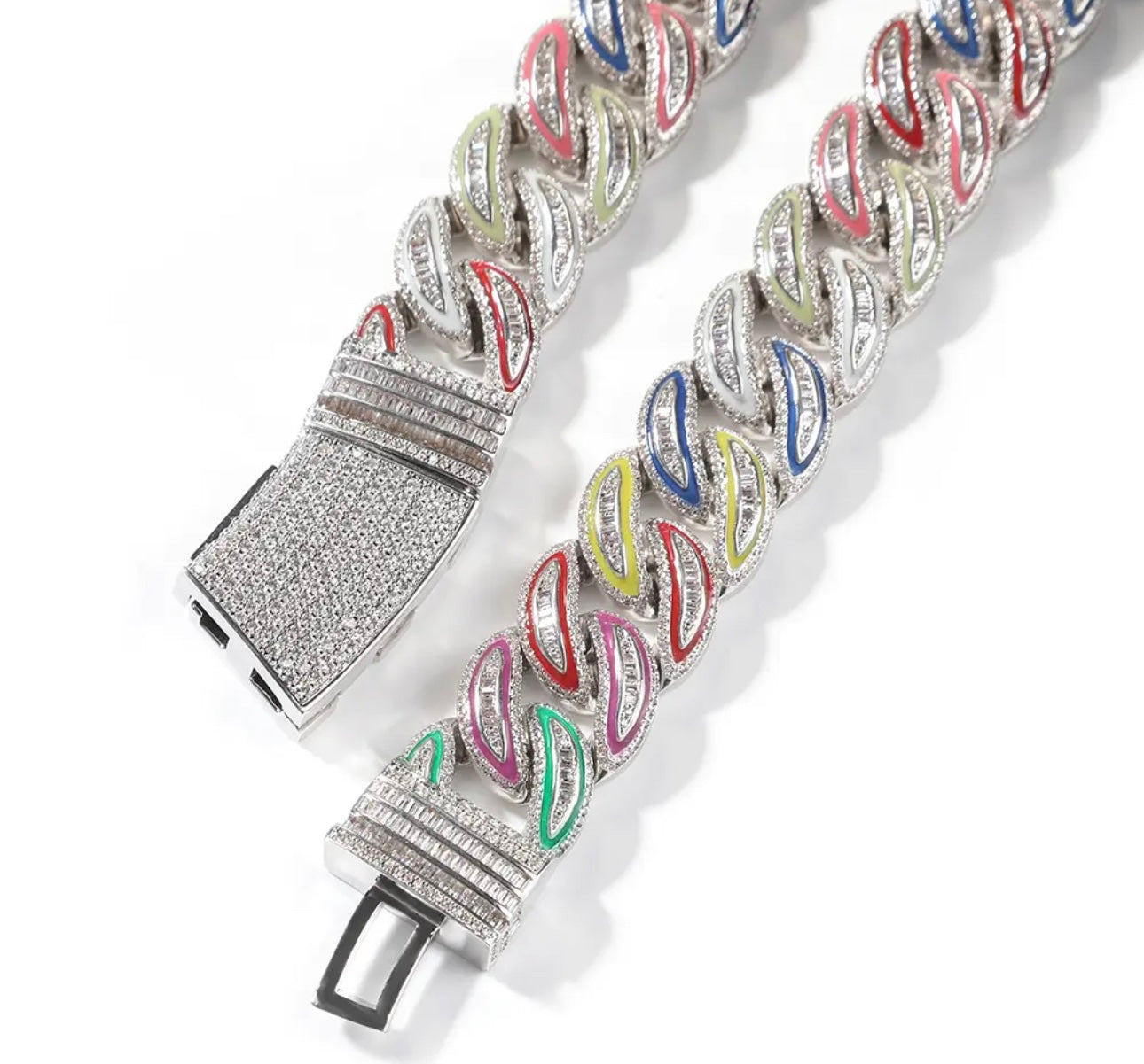 RIZZ- 20 mm Glow-in-the-dark Cuban Link