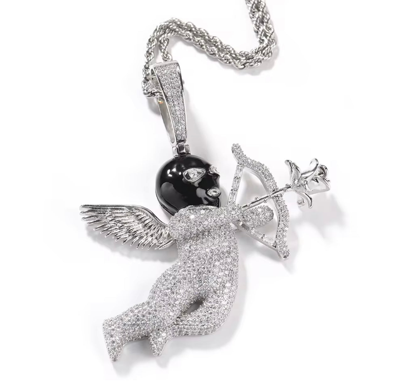 CUPID - 8.3 cm Ski mask cupid pendant