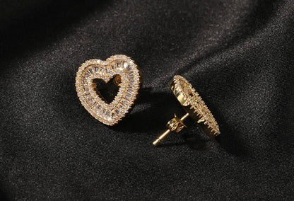 MATCHY-MATCHY- 3.3 cm Heart pendant & earrings set
