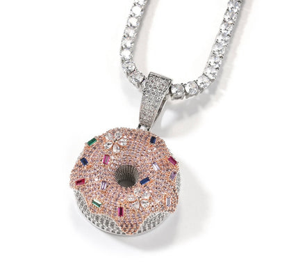 DOUGH-NUT- 5.3 cm Donut pendant