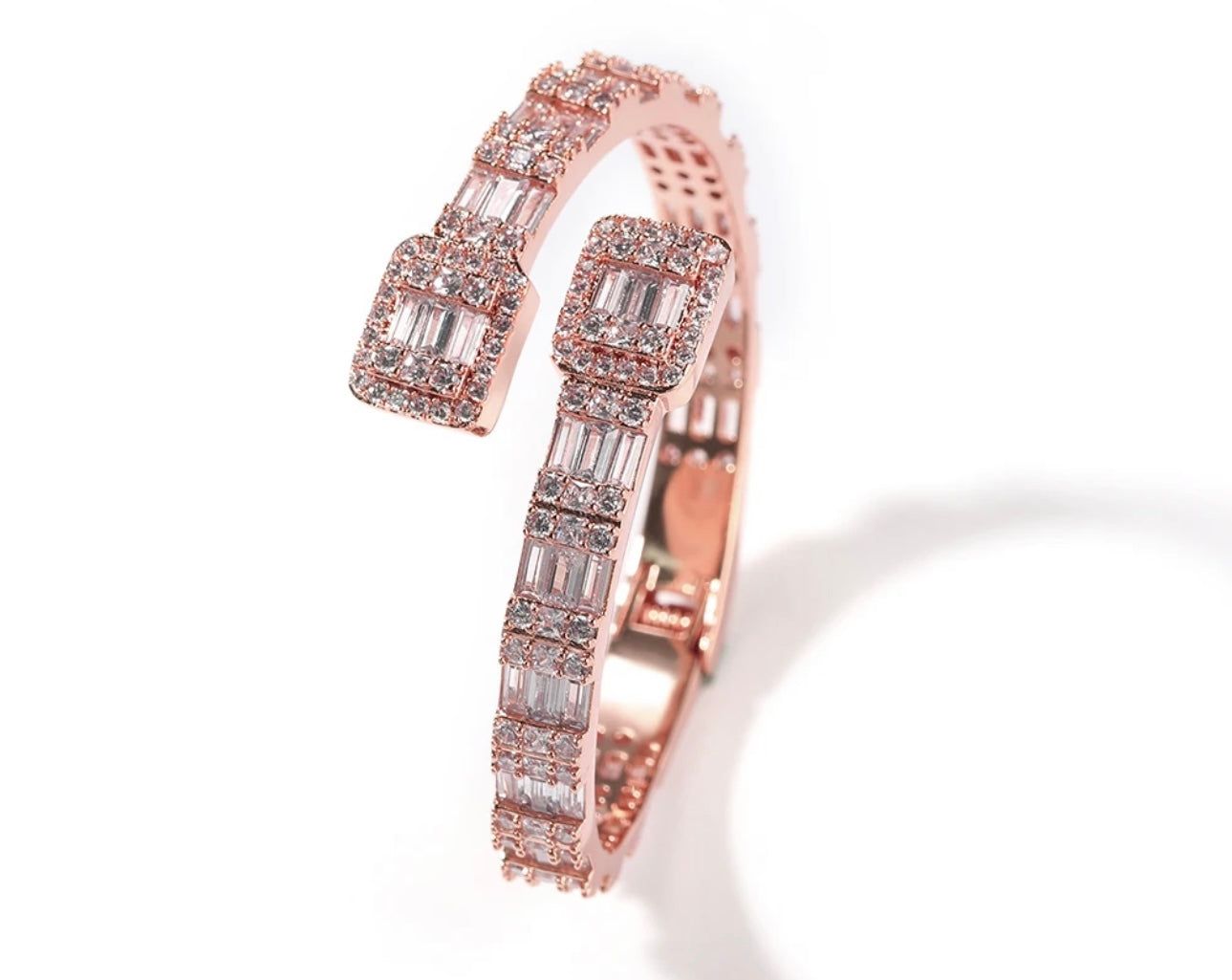 D SQUARED- 7.1 mm Square bangle bracelet
