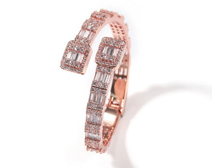 D SQUARED- 7.1 mm Square bangle bracelet