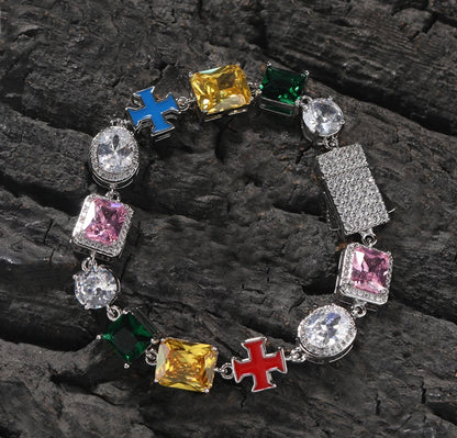 GEMSTONE BRACELET - 10 mm Mixed stone bracelet