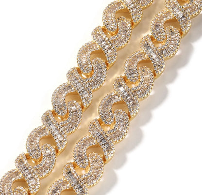 LUXXX 2.0- 12 mm Infinity link chain