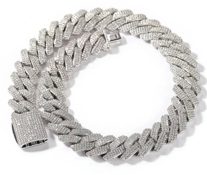 BIG LINKS- 20 mm Icy Cuban link chain