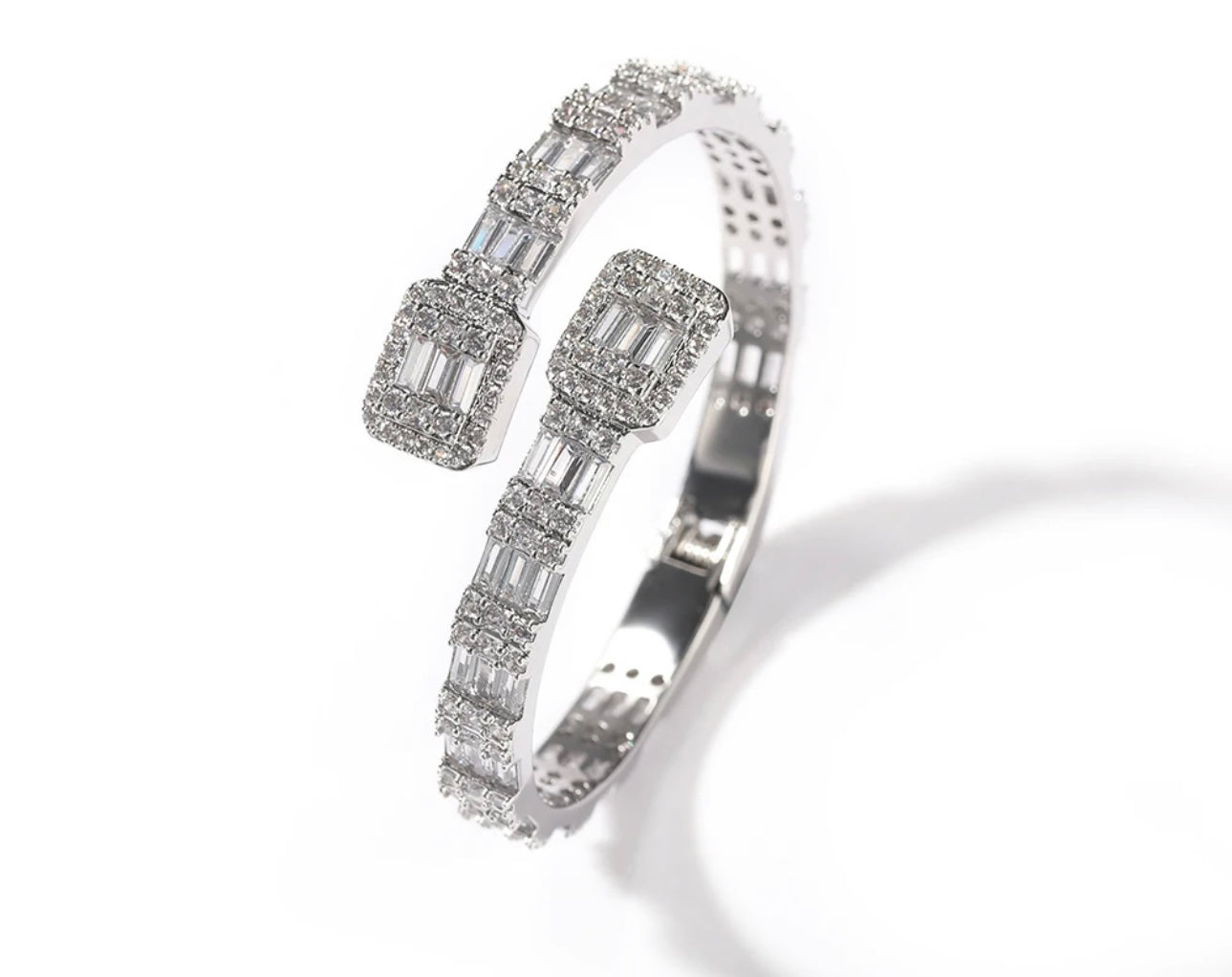 D SQUARED- 7.1 mm Square bangle bracelet