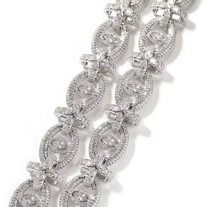 FLOWER LINK - 18 mm Flower link eye chain