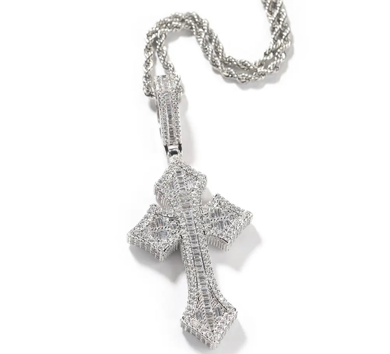 CUT-A-CROSS - 7.7 cm Baguette style 3D cross