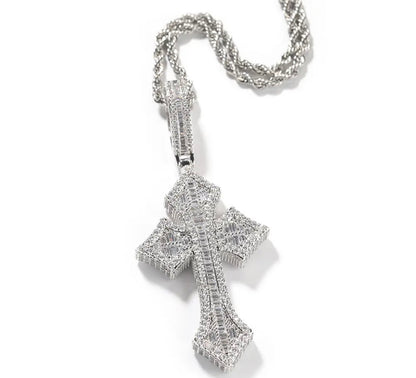 CUT-A-CROSS - 7.7 cm Baguette style 3D cross