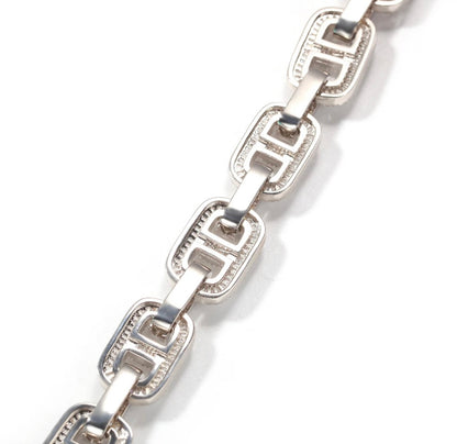 PESOS- 15 mm Baguette Coffee bean anklet