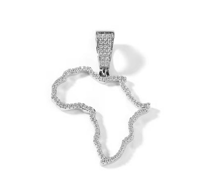 MOTHER- 5.9 cm Continent of Africa pendant