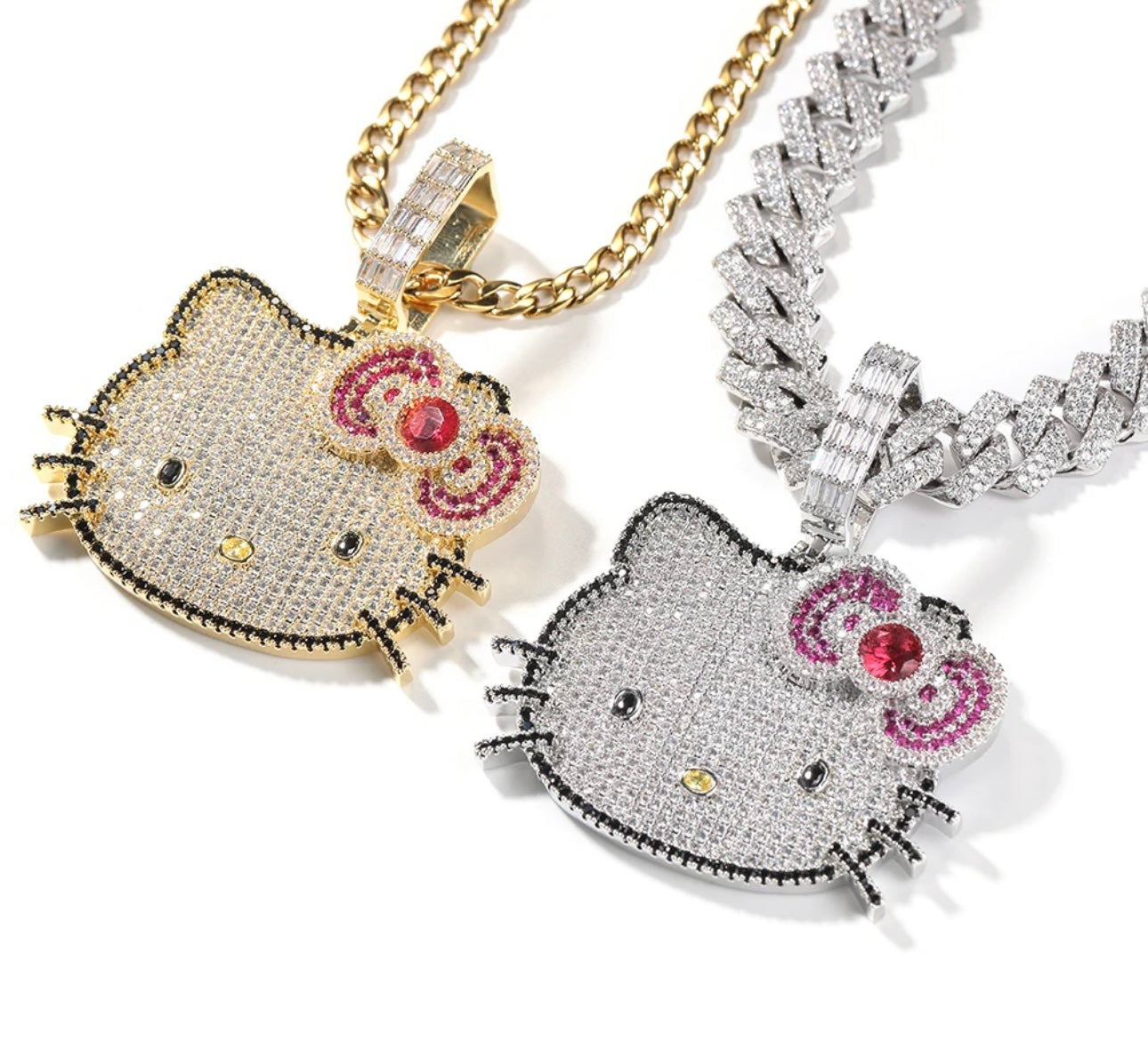 ICY KITTY-6.8 cm Inspired Hello kitty pendant