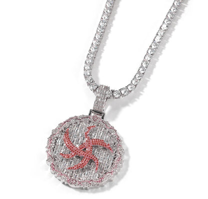 THORN- 5.6 cm Baguette disc pendant