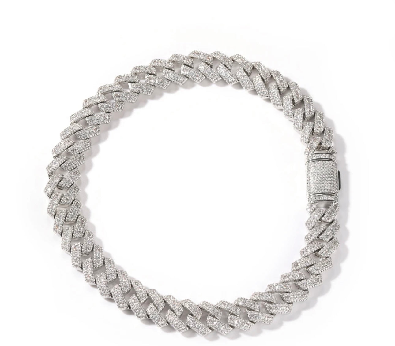 LINKS- 17 mm Baguette Cuban link