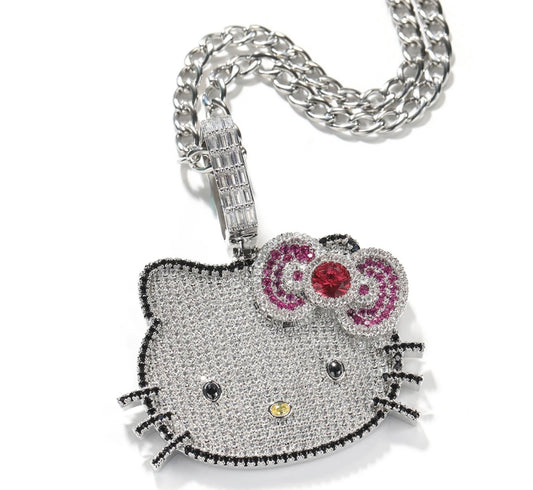 ICY KITTY-6.8 cm Inspired Hello kitty pendant