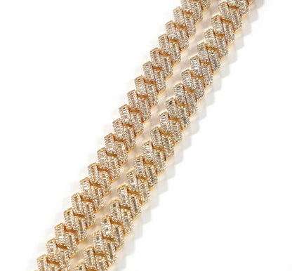 BABY LINKS- 12 mm Baguette Cuban link chain