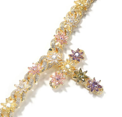 FLOWER POWER- 15 mm Infinty link flower chain