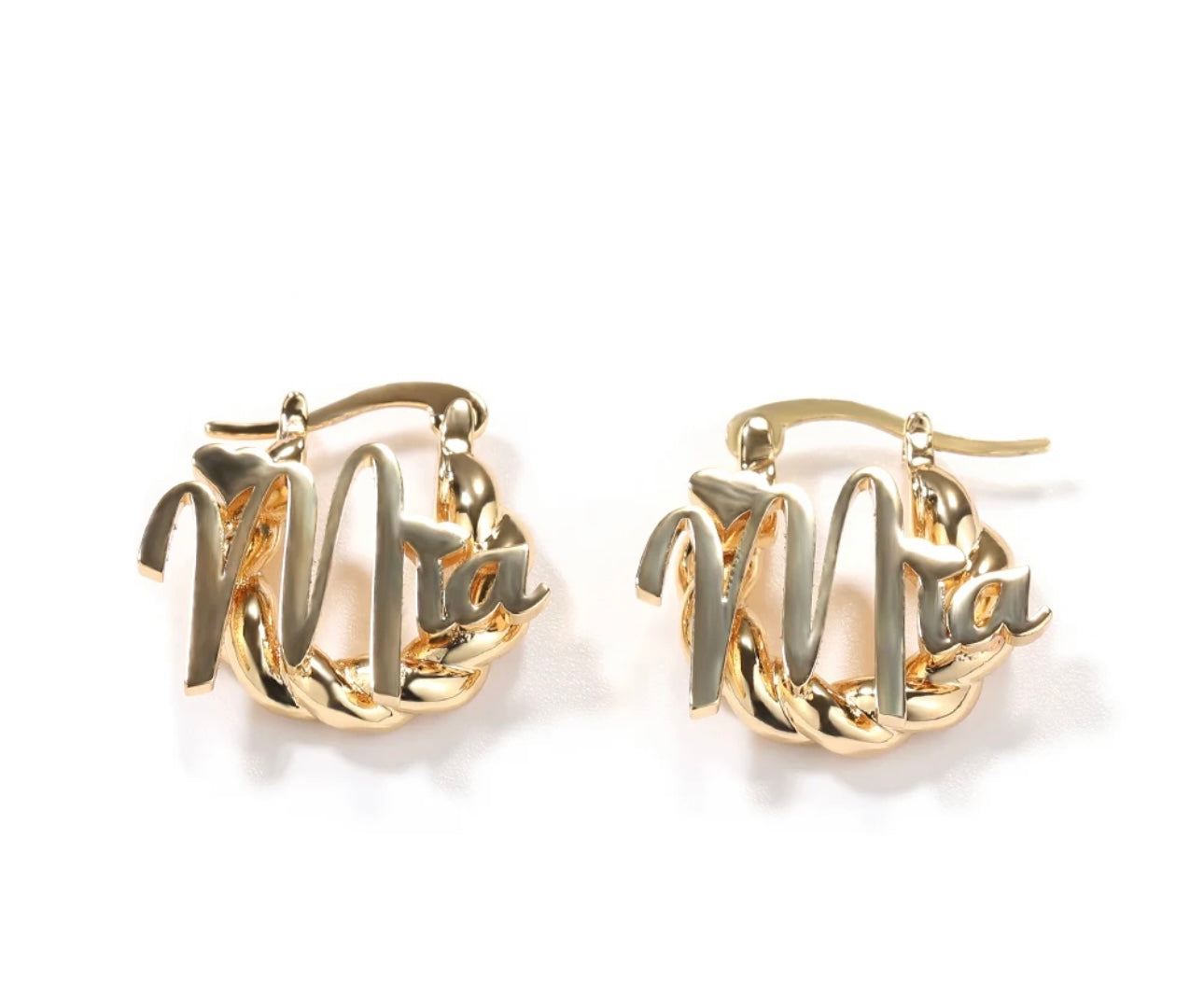 MINI BAMB - 18 mm Mini twist hoop earrings