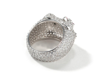 ICY KITTY RING- 15 mm Inspired Hello kitty ring