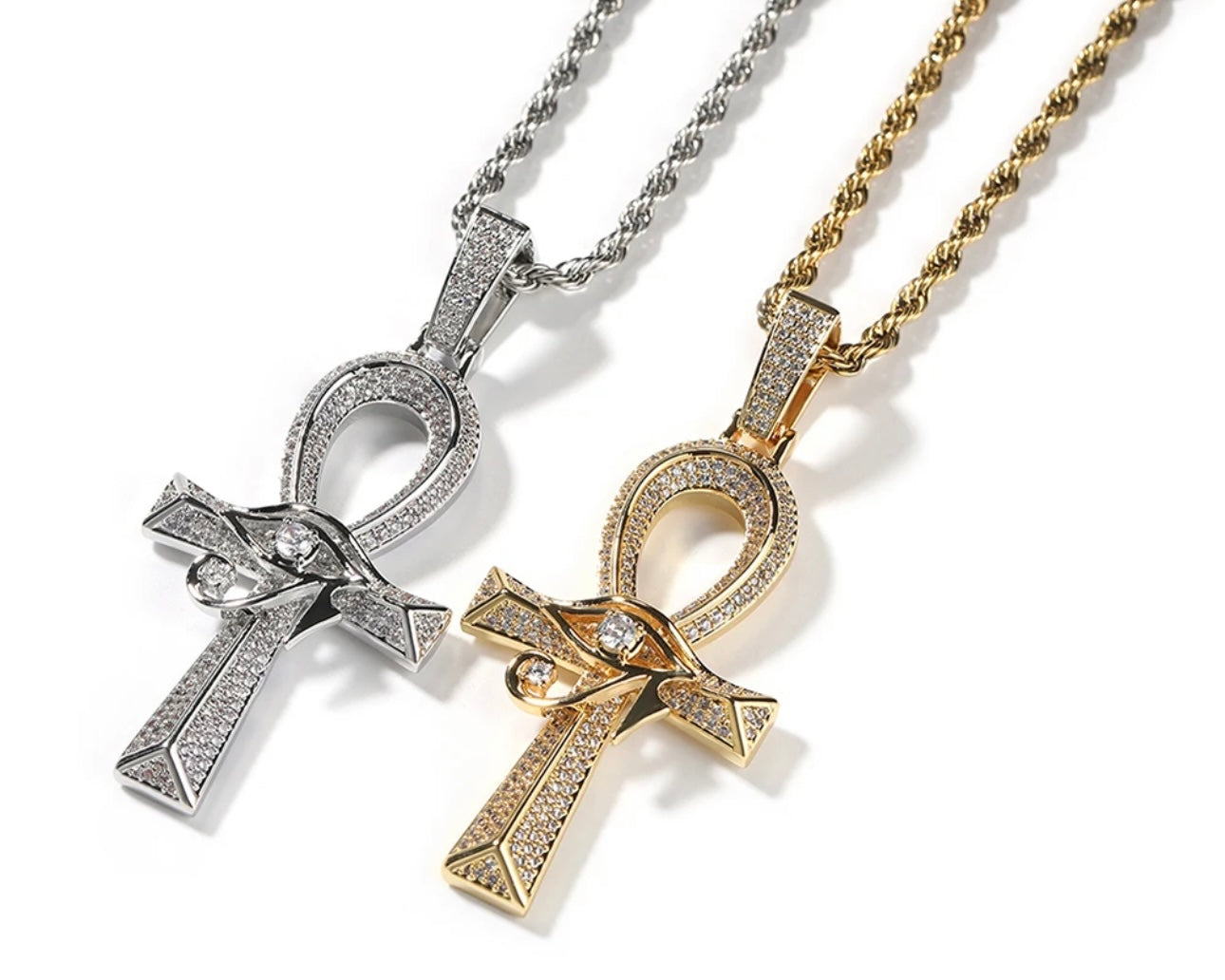 HORUS - 6.2 cm Ankh pendant with eye of Horus