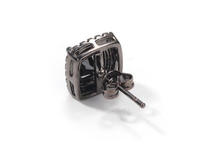 Opulence -Stainless Steel square stud earrings
