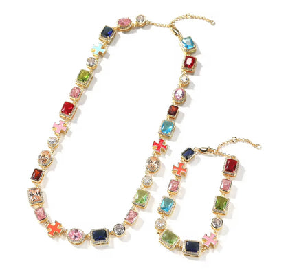 ADAMITE - Mixed stone necklace