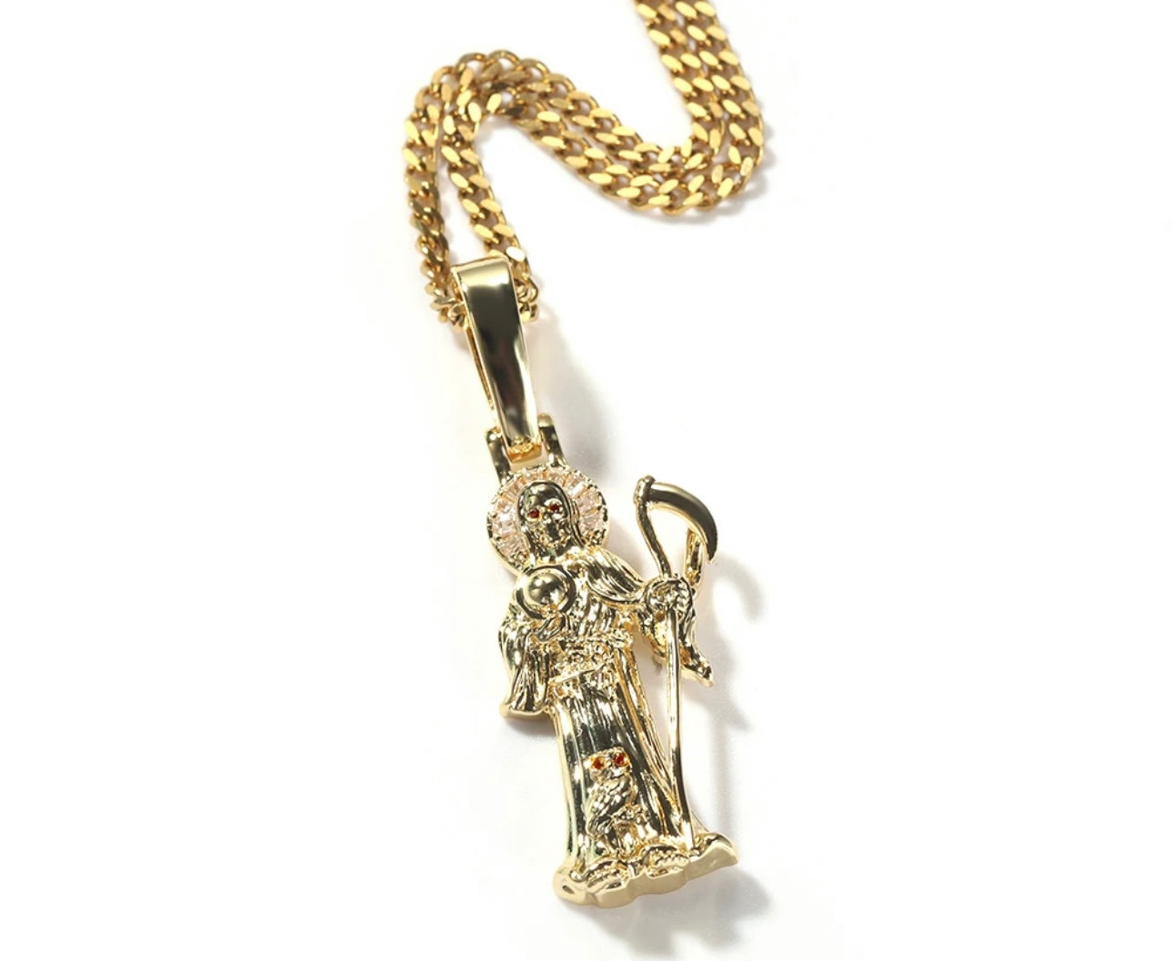 MUERTE- 5.2 cm Santa Muerte Pendant