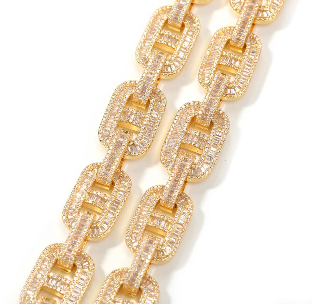 PESOS & POUNDS- 15 mm Coffee bean chain