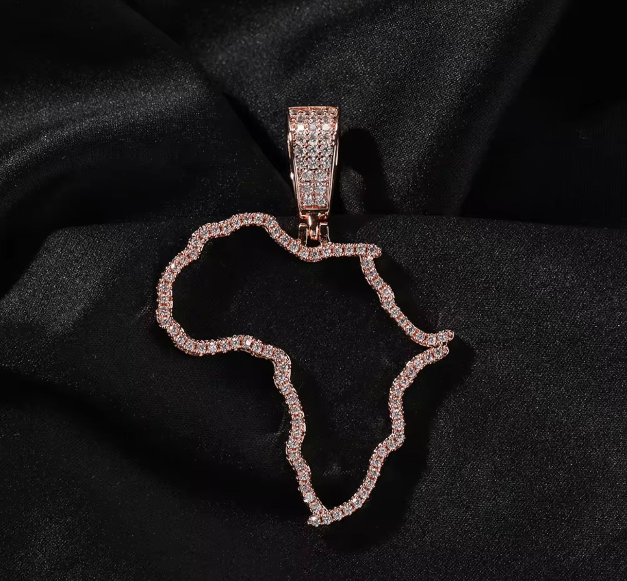 MOTHER- 5.9 cm Continent of Africa pendant