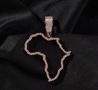 MOTHER- 5.9 cm Continent of Africa pendant