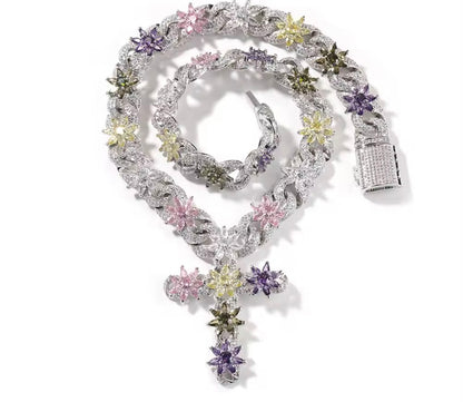FLOWER POWER- 15 mm Infinty link flower chain