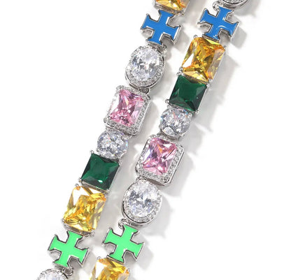 GEMSTONE BRACELET - 10 mm Mixed stone bracelet