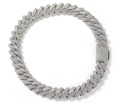 BIG LINKS- 20 mm Icy Cuban link chain