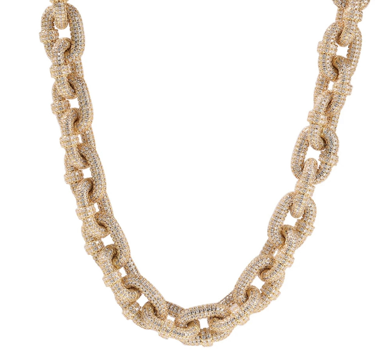 LOCKS- 14 mm Lock link Cuban link chain