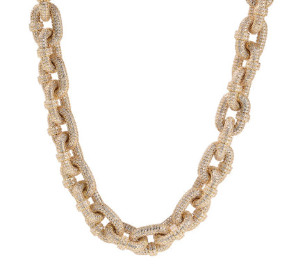 LOCKS- 14 mm Lock link Cuban link chain