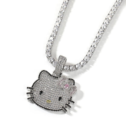 MINI ICY KITTY- 4.6 cm Mini Hello Kitty pendant