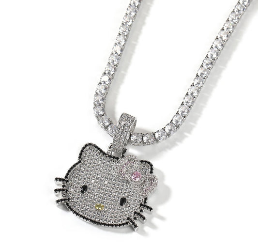 MINI ICY KITTY- 4.6 cm Mini Hello Kitty pendant
