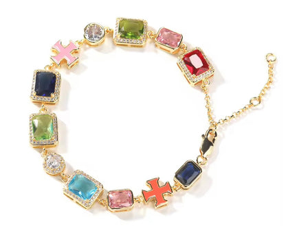 ADAMITE BRACELET- Mixed stone bracelet