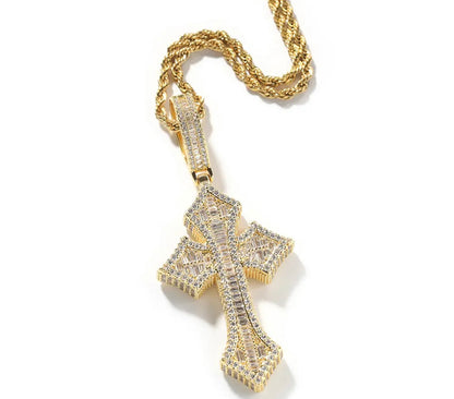 CUT-A-CROSS - 7.7 cm Baguette style 3D cross