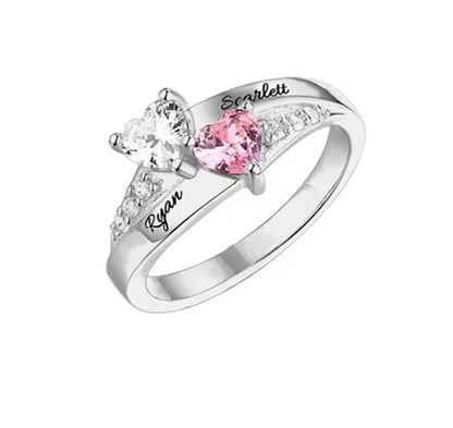 BIRTHSTONE- 26mm Personalized birthstone ring