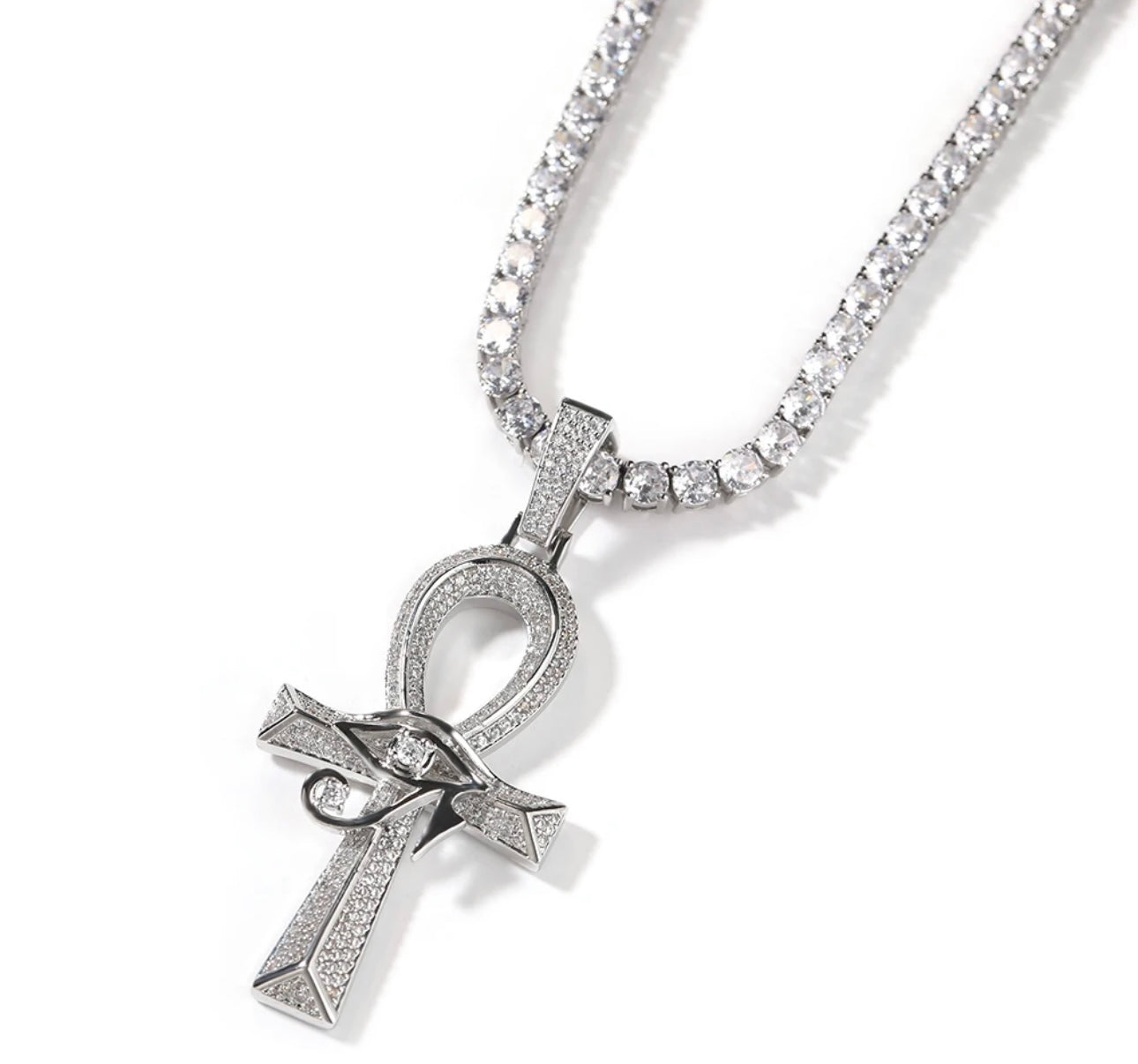 HORUS - 6.2 cm Ankh pendant with eye of Horus