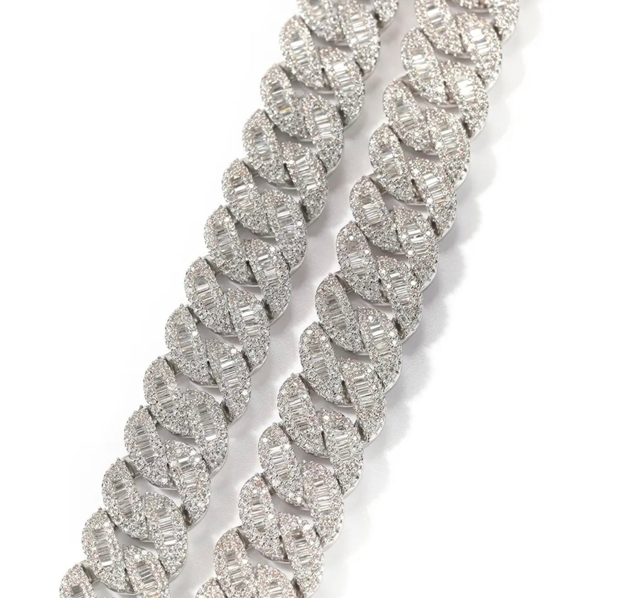 CUBANO- 16 mm Baguette Cuban link