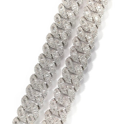 CUBANO- 16 mm Baguette Cuban link