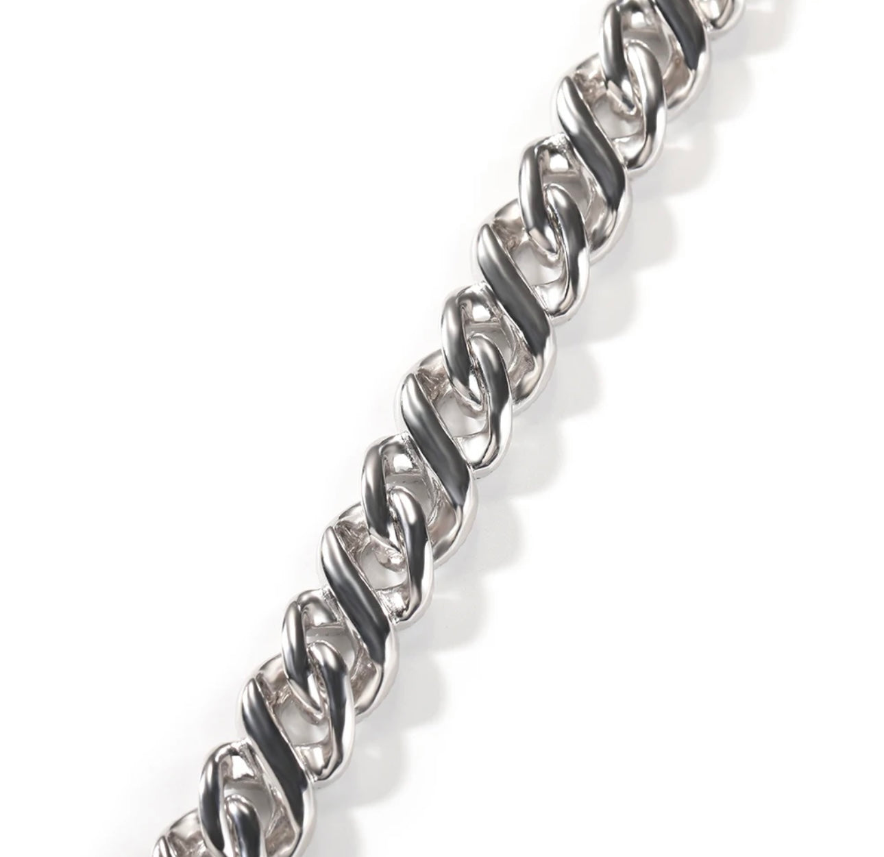 LOOT - 12 mm Infinity link Cuban anklet