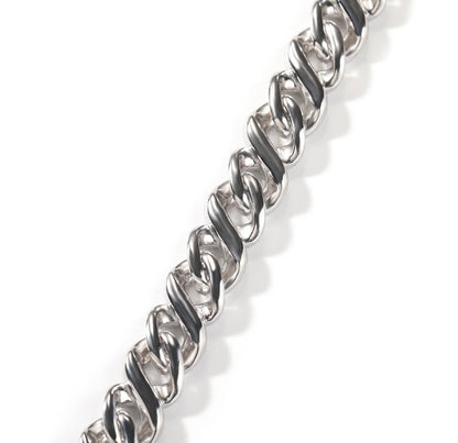 LOOT - 12 mm Infinity link Cuban anklet