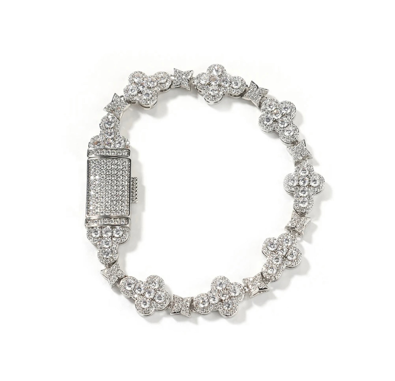 CROSS LINK - 10 mm cross link bracelet