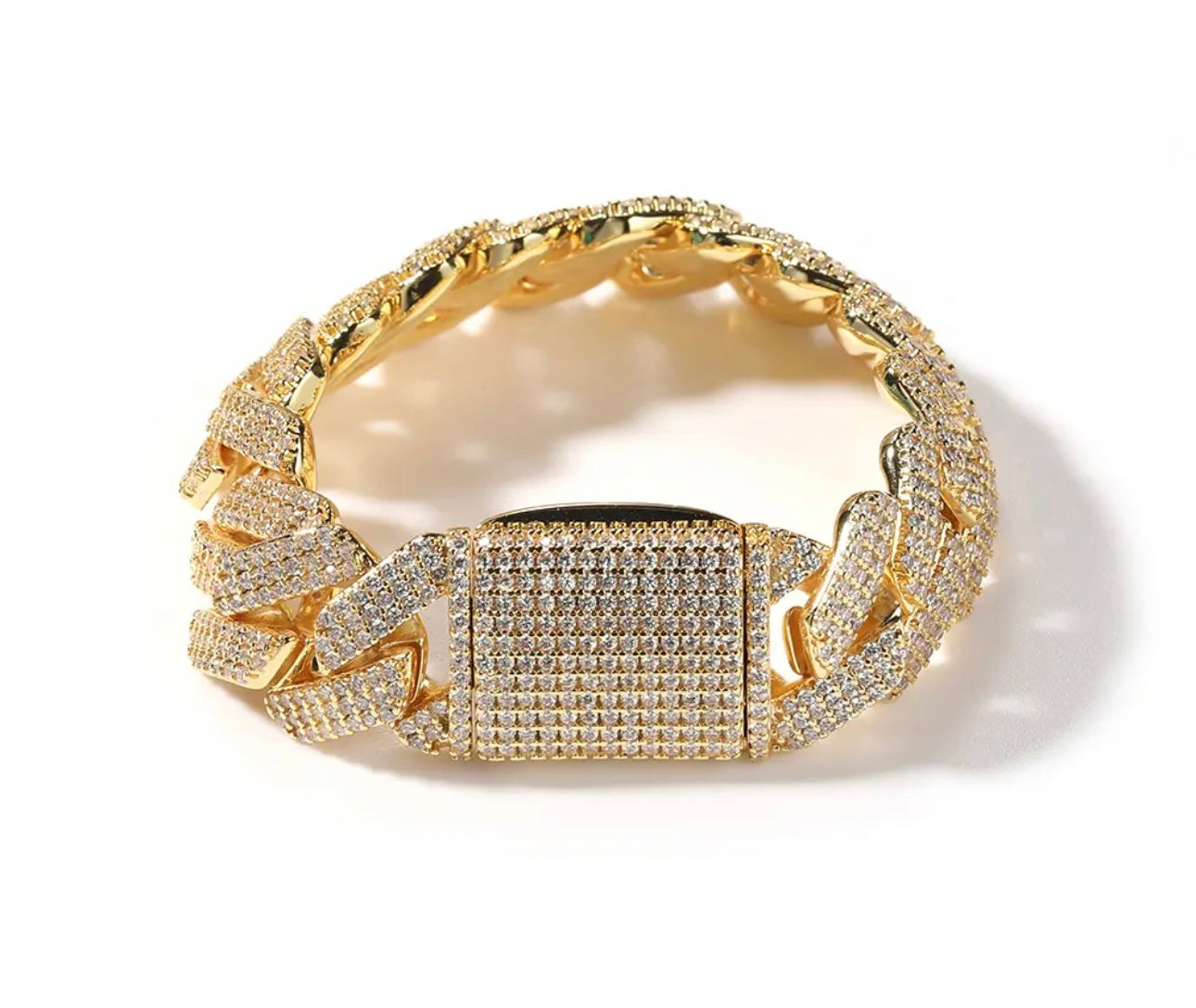 BIG LINKS BRACELET - 20 mm Cuban link bracelet