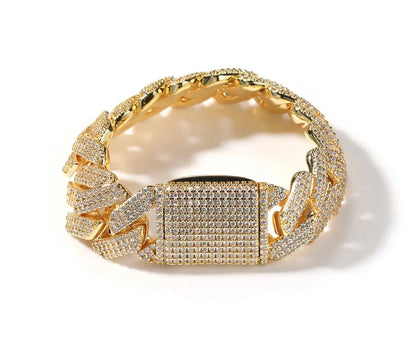BIG LINKS BRACELET - 20 mm Cuban link bracelet