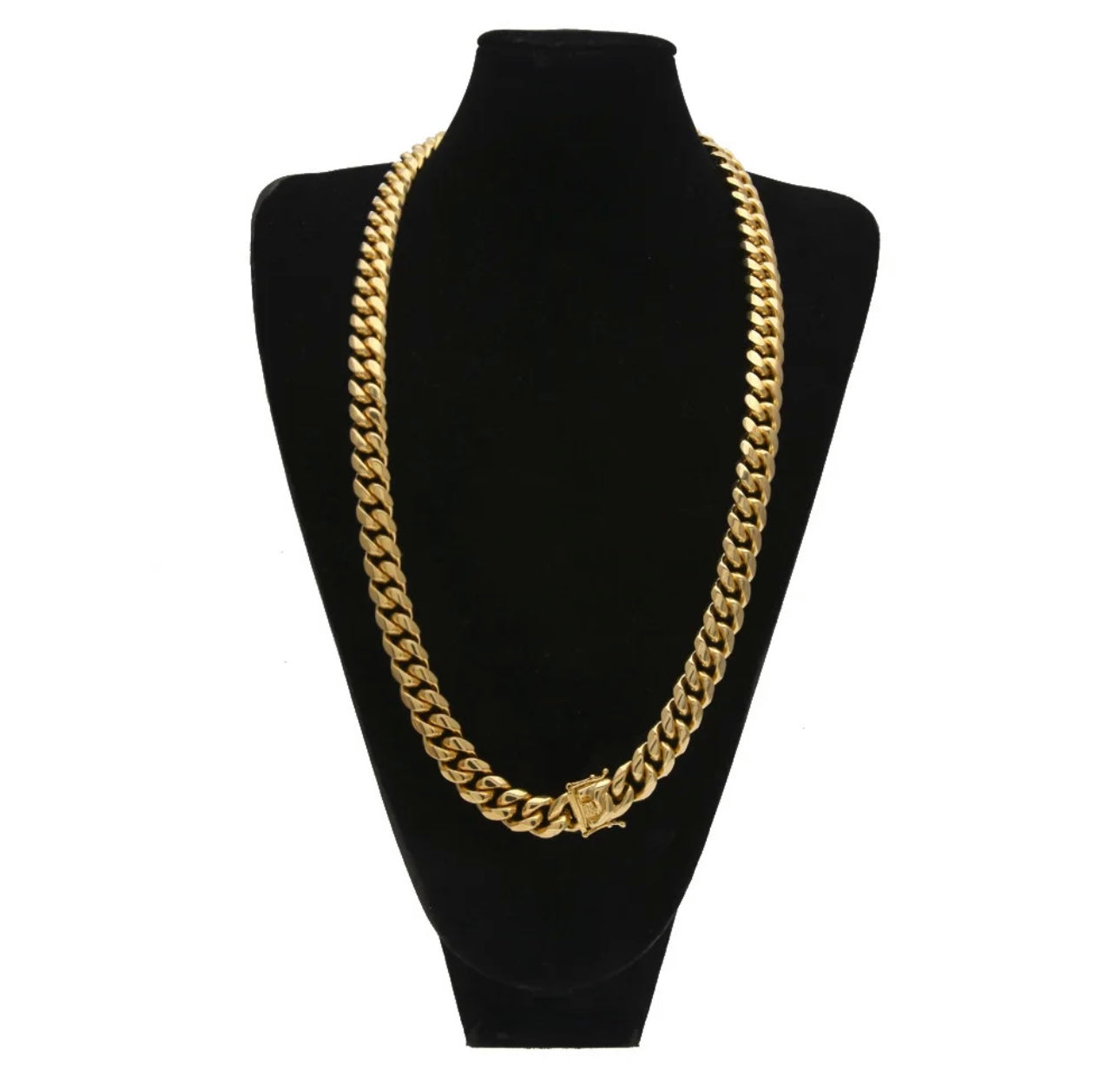 PLAIN JANE- Stainless steel 8-14 mm Classic Cuban link chain