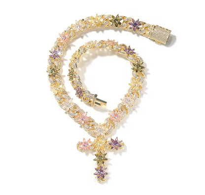 FLOWER POWER- 15 mm Infinty link flower chain